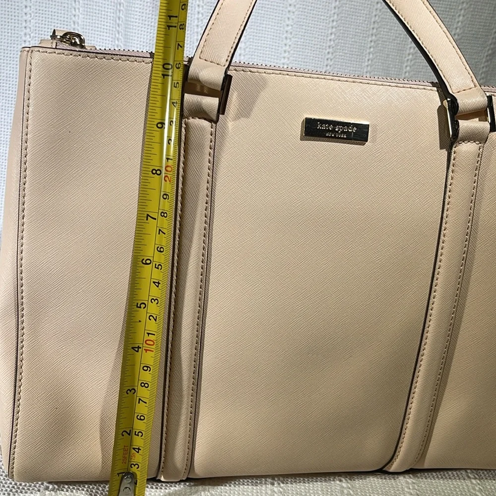 Kate Spade Blush Pink Commuter Handbag;‎ no long strap.
